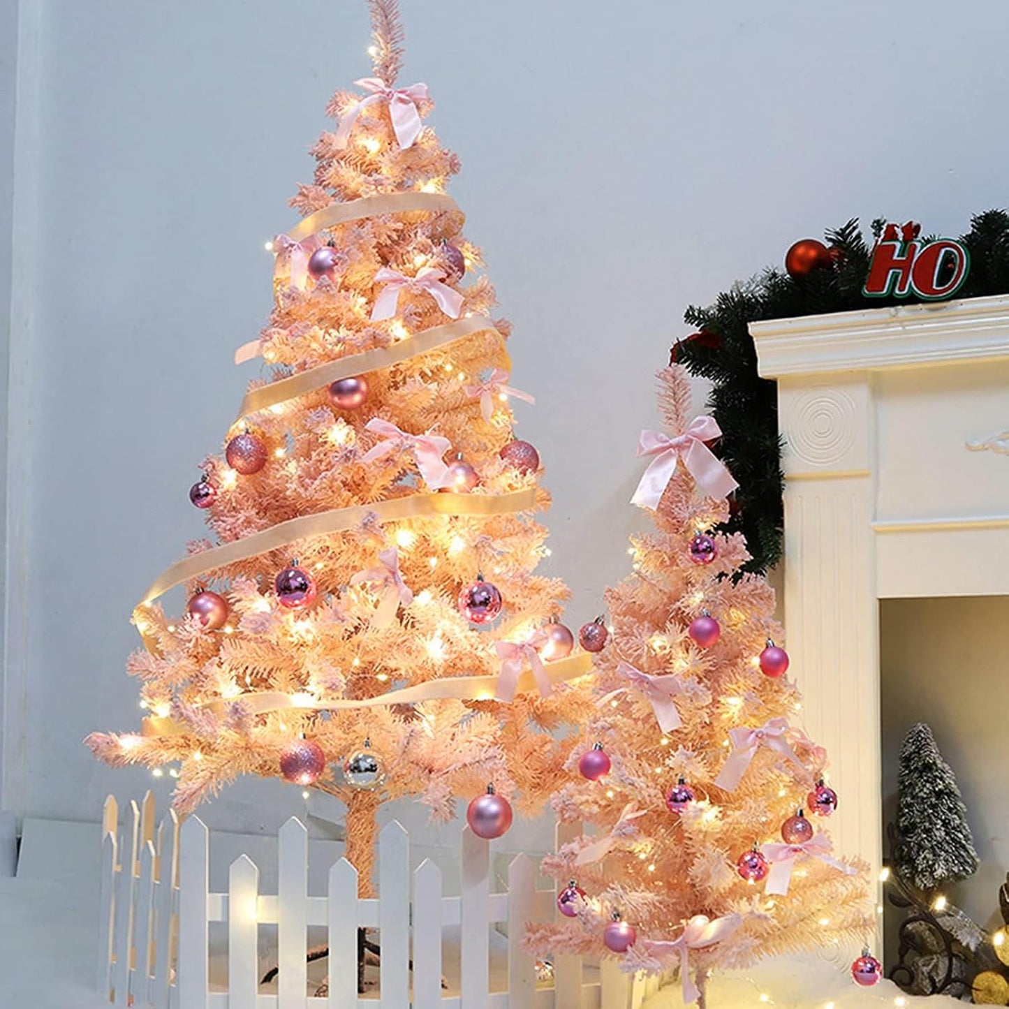 Clear Christmas Lights Set 100 Count 25 Feet Incandescent Bulb Mini String Lights for Indoor