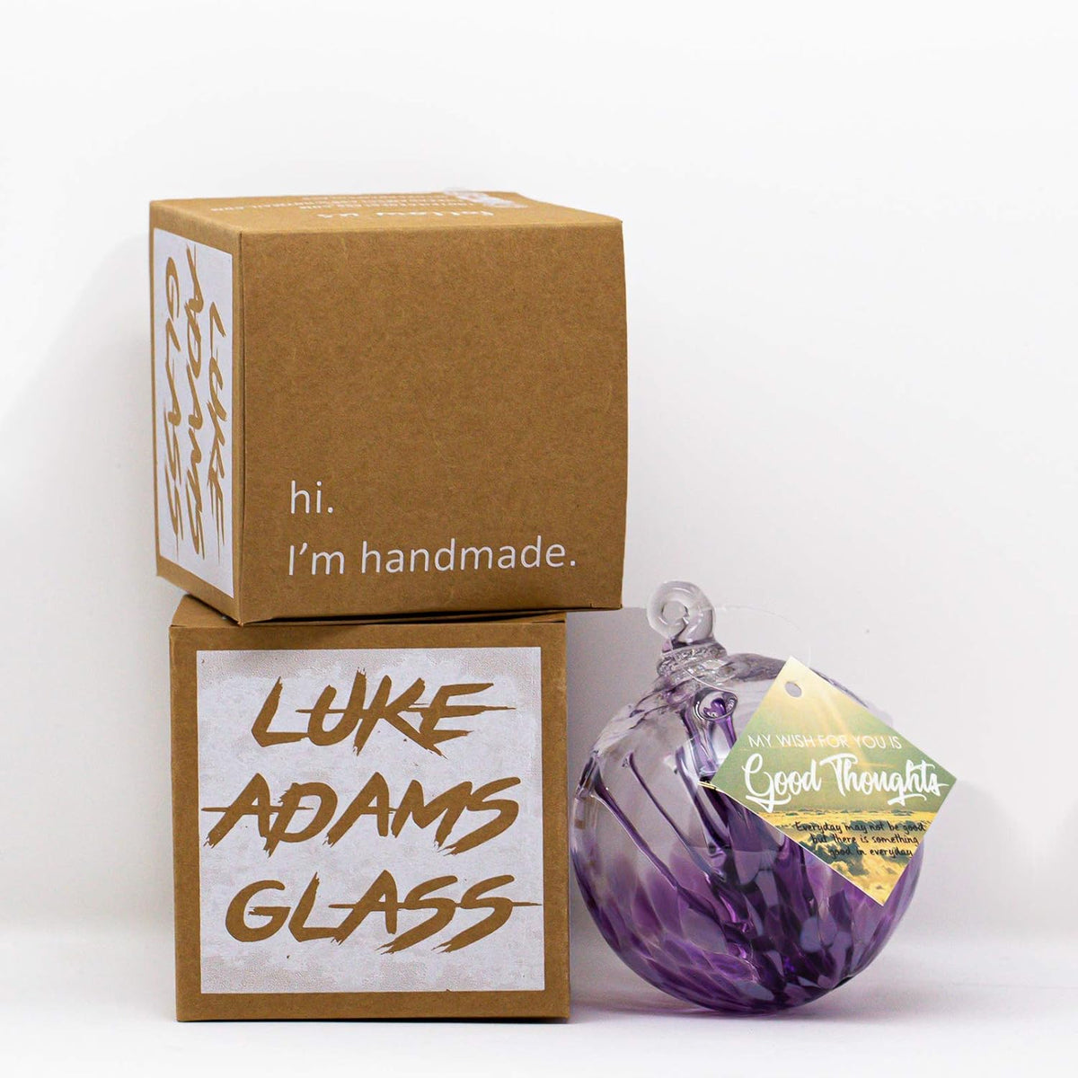 Luke Adams Handmade Glass Gazing Balls for Garden on Clearance – Hand Blown Glass Gazing Ball for