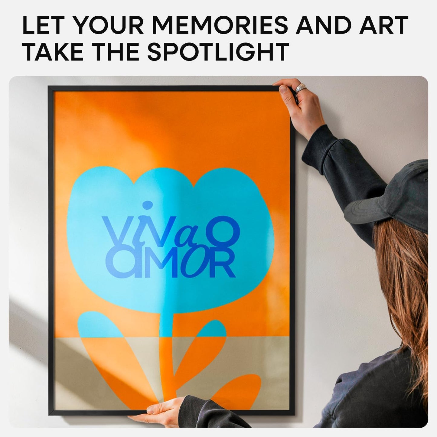 Homeforia 18x24 Poster Frame Black, High End Metal 18 x 24 Picture Frames with Mat 16 by 20 inch
