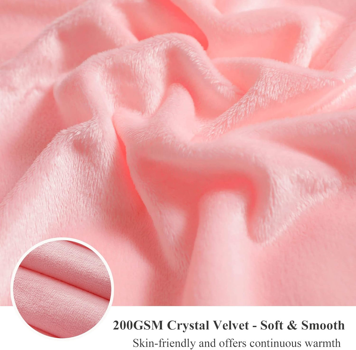 XeGe Luxury Faux Fur Blanket, Pink Soft Big Fluffy Throw, Shaggy Plush Decorative Cute Girls Furry
