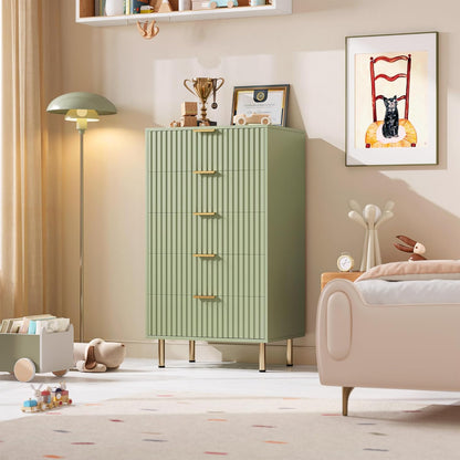 5 Drawer Dresser for Bedroom, 47.2" Tall Modern Chest of Drawers with Deep Drawers and Wide Top