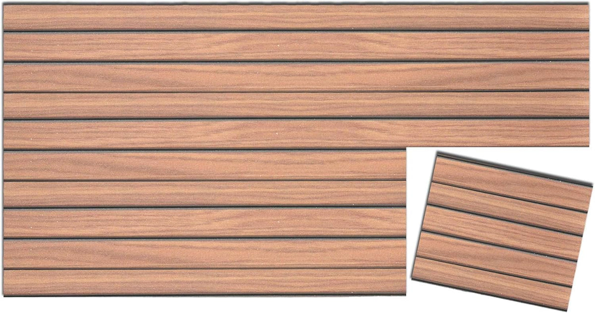 IZODEKOR 3D Wood Effect Wall Panels - Faux Wood Paneling for Living Room, Kitchen, Bathroom and