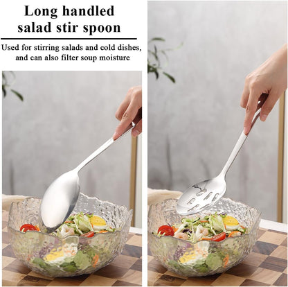 Evanda Kitchen Utensils Set 6pcs, Stainless Steel Cooking Utensils Set, Heavy Duty Kitchen Tools