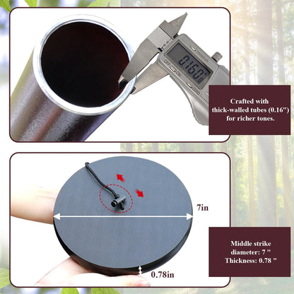 ASTARIN Extra Large Wind Chimes Outside, 2.4in Tubes Metal Handcrafted WindChimes with Deep Tone