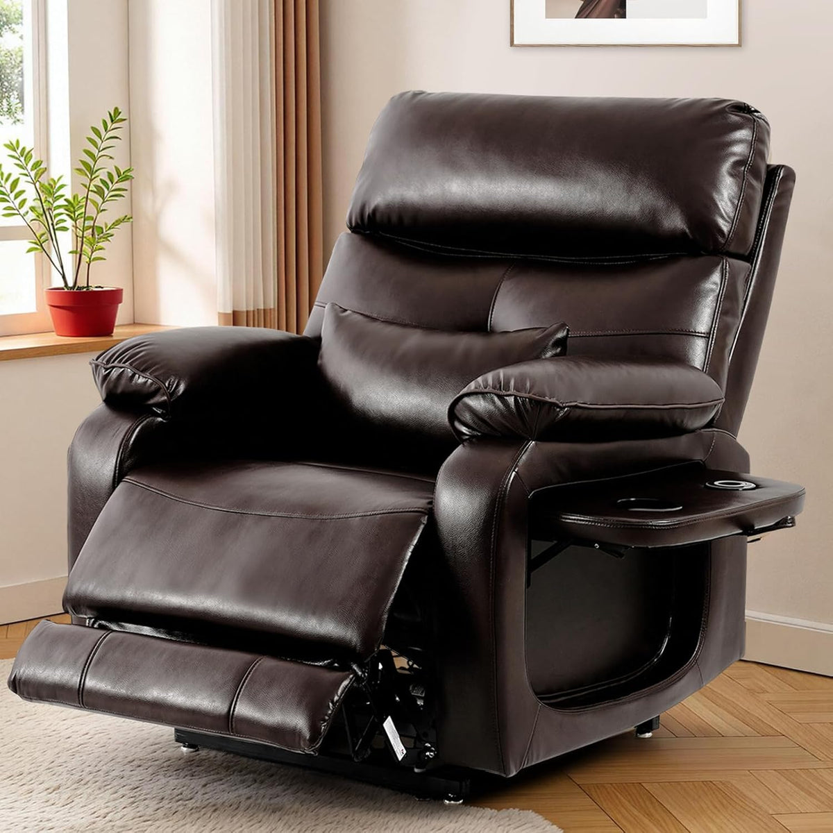Dual Motor Power Lift Recliner Chair for Adult & Elderly, Infinite Position Lay Flat Lift Chair