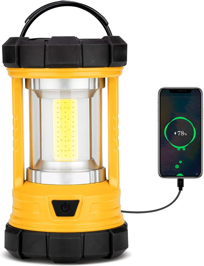 Rechargeable Camping Lantern, 3000LM 5 Light Modes Camping Light 4400 Capacity Phone Charger LED