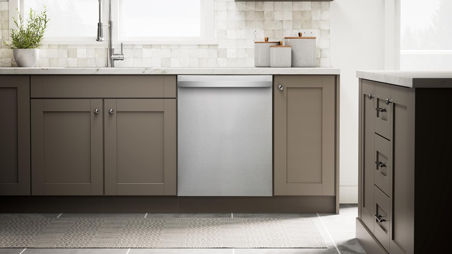 Kenmore 24" Built-in Stainless Steel Tub Dishwasher EasyFlex Third Rack, TurboDry, SmartWash &
