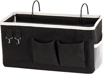 Bedside Storage Caddy/Bedside Hanging Storage Bag for Headboards Bunk Beds Dorm Rooms Book Phone