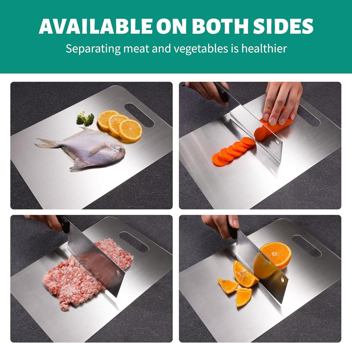 Titanium Cutting Board, New Upgrade Pure Titanium Cutting Boards for Kitchen,Food Grade 316