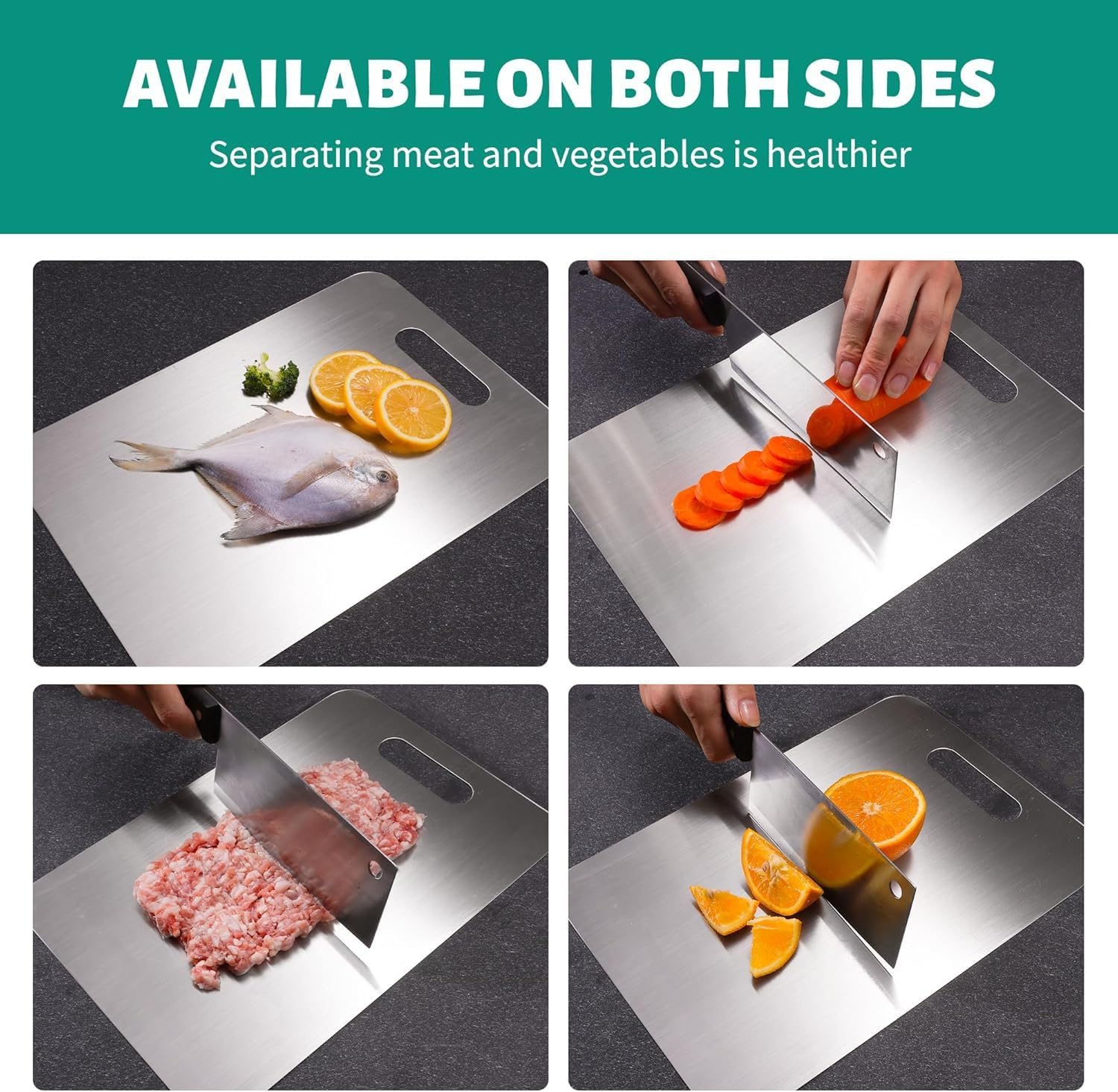 Titanium Cutting Board, New Upgrade Pure Titanium Cutting Boards for Kitchen,Food Grade 316