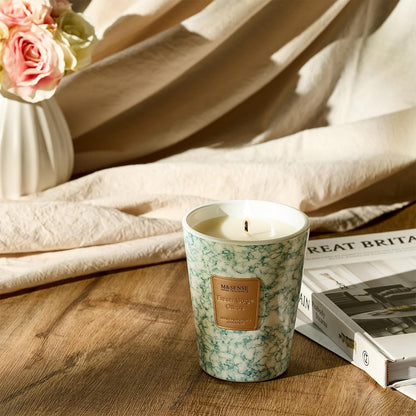 M&SENSE FreshSage Citrus Scented Candles for Home, Lead-Free Wick Highly Scented Jar Candles, 14.1