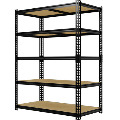 EliteEdge Heavy Duty Garage Storage Shelves 5-Tier Metal Adjustable Shelving Unit Storage Shelving