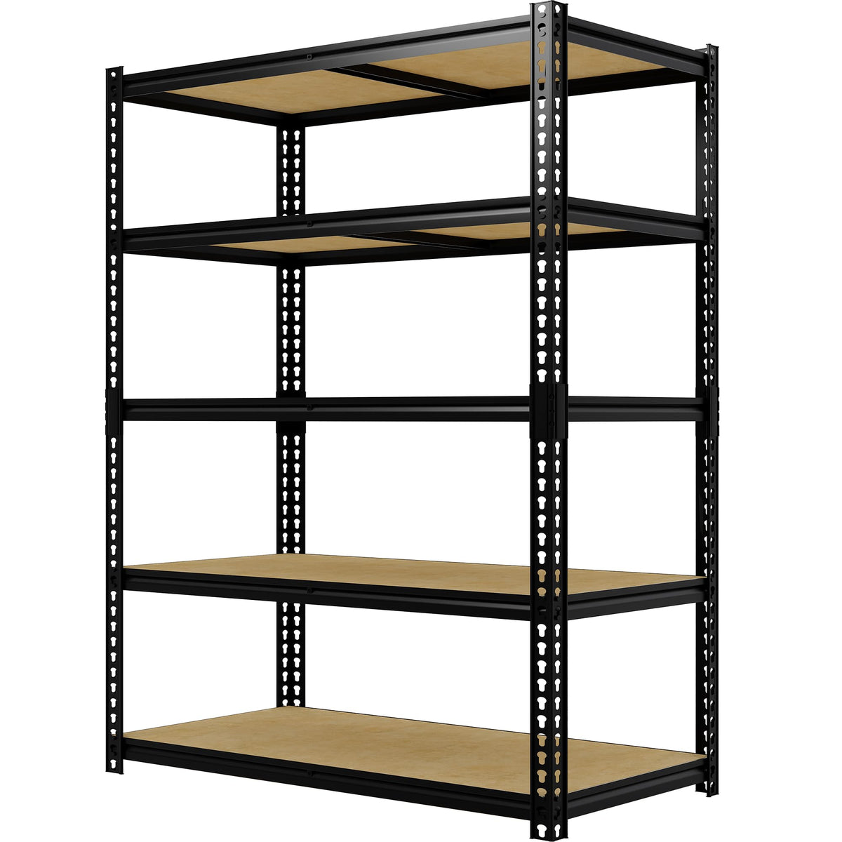 EliteEdge 5-Tier Garage Storage Shelves for Kitchen Pantry Basement Bathroom Laundry Heavy Duty