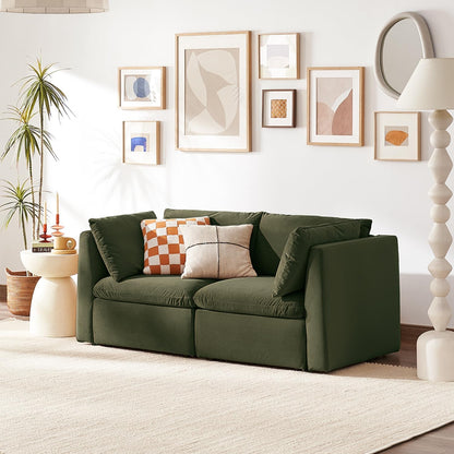 mopio Oversized Modular Sectional Sofa with Fully Removable Covers and Storage, Convertible U