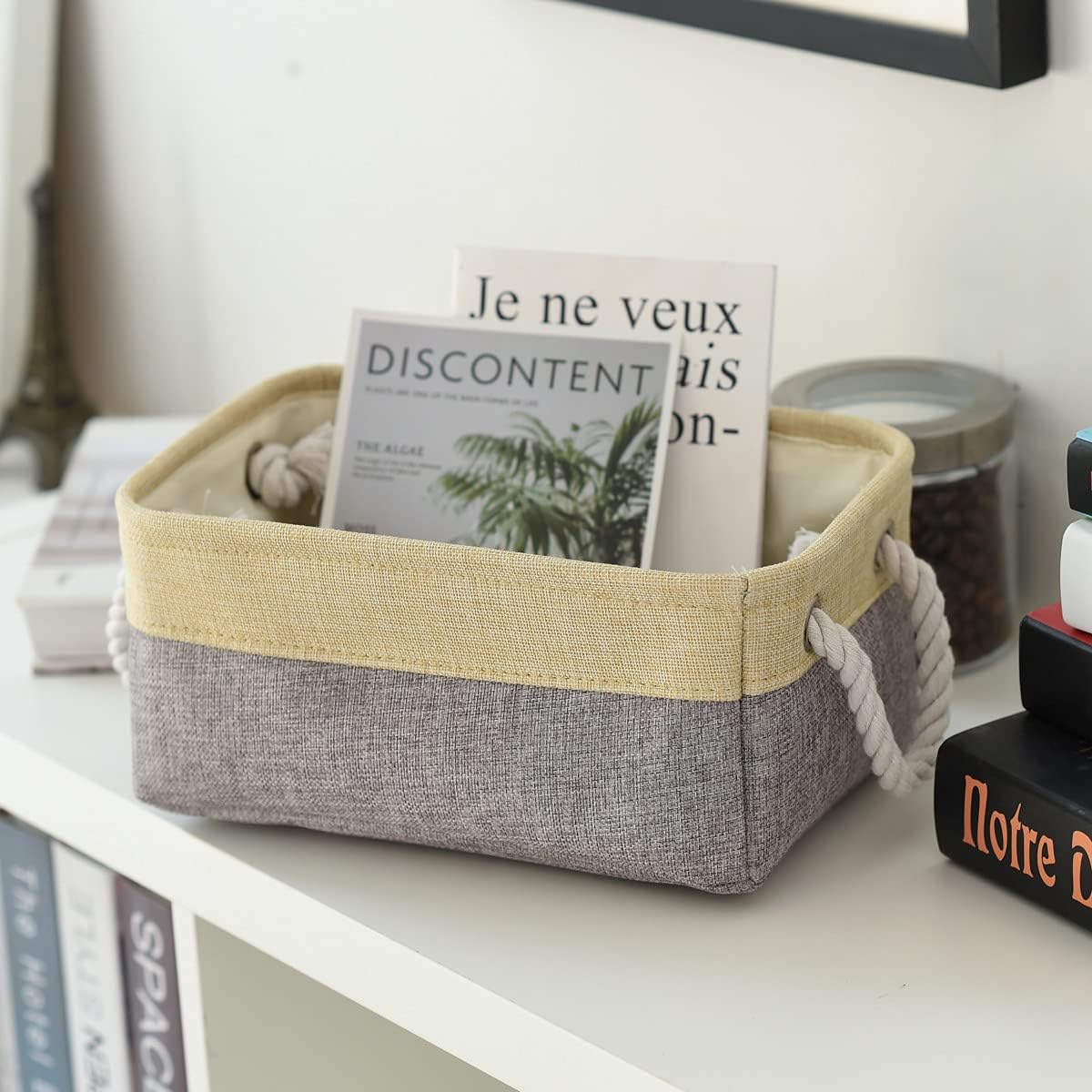 Fabric Storage Baskets for Organizing(6 Pack) Small Baskets for Shelves,storage, Laundry, Nursery