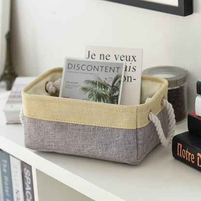 Fabric Storage Baskets for Organizing(6 Pack) Small Baskets for Shelves,storage, Laundry, Nursery