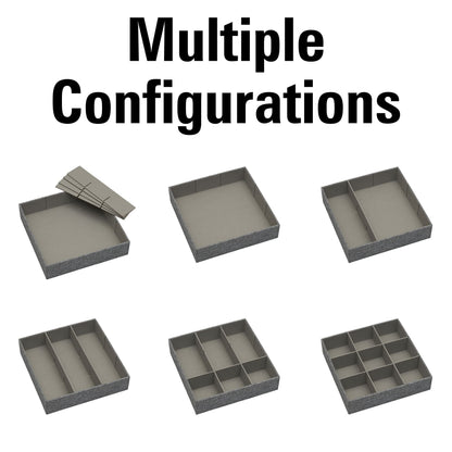 Household Essentials 3‑Piece Drawer Organizer Starter Set in Customizable Inserts of Large and