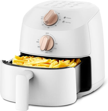 COMFEE' Compact 2.1 Quart Air Fryer with 12 Menu Options, Adjustable Timer & Temperature Control