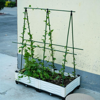 Garden Plant Stakes 24 Inch 2Ft Steel Plant Stick Support, 25 Pack Tomato Stakes for Growing