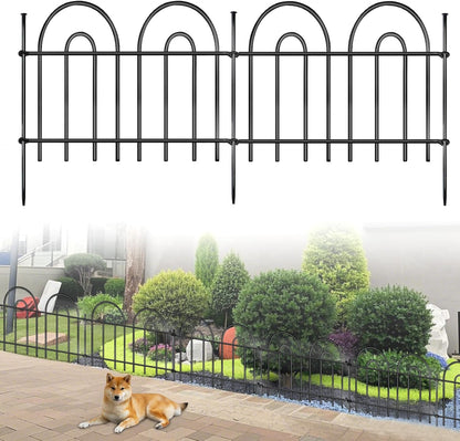 45ft X 13in Animal Barrier Fence, 32 Panels No Dig Fence for Dogs Rabbit, Anti Digging Defense