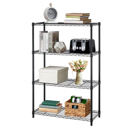 BestOffice Adjustable NSF-Certified Metal Shelf Wire Shelving Unit Storage for Small Places