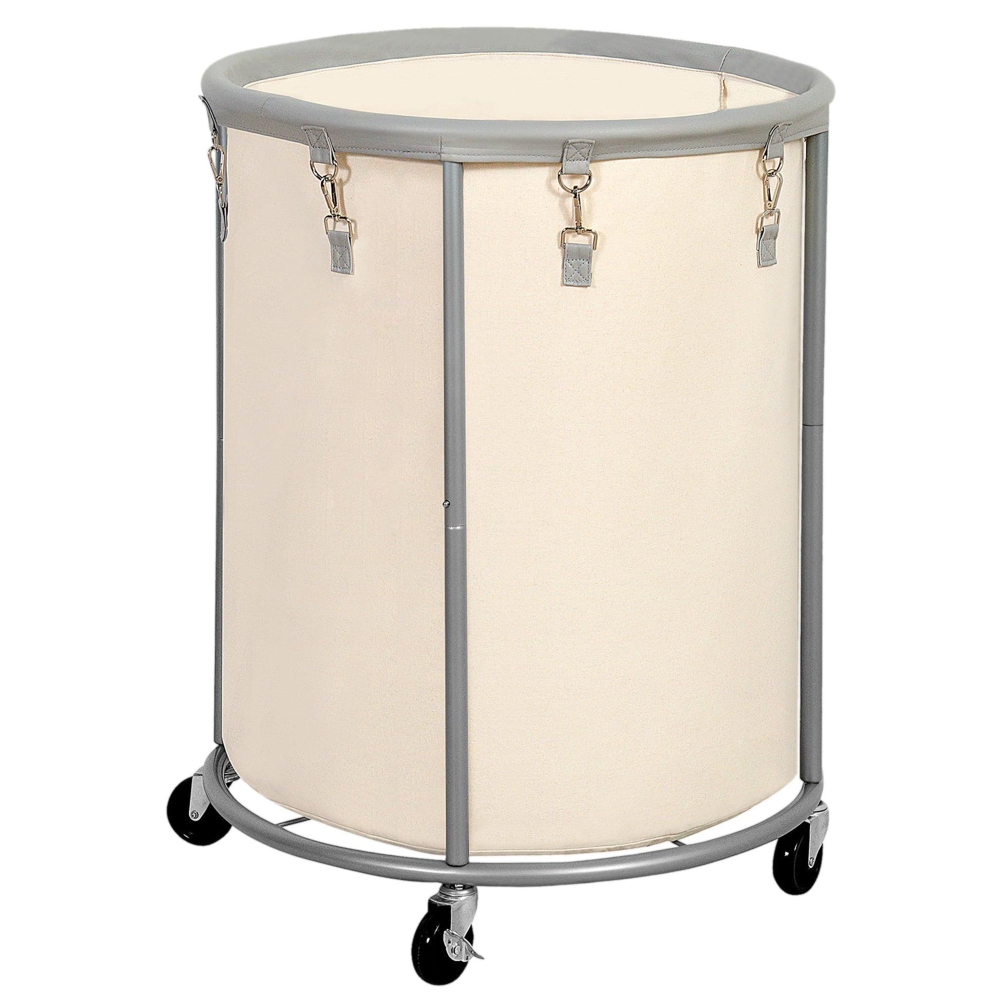 STO STO Rolling Laundry Hamper with Wheels – 185L (48 Gallon) Extra Large Industrial Clothes