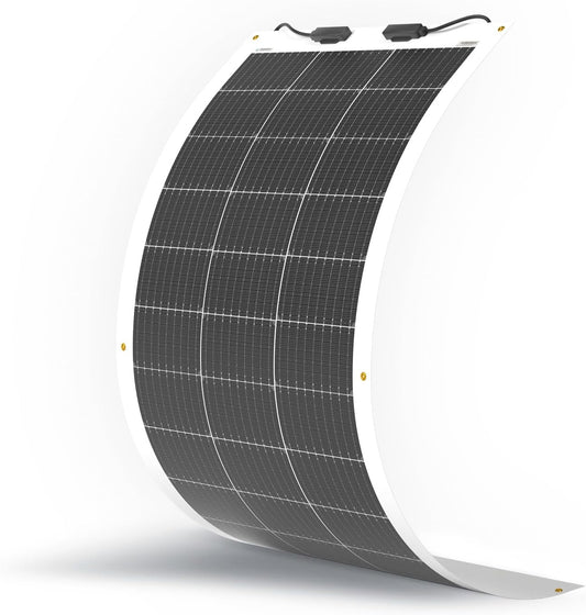 Renogy Flexible Solar Panel 100 Watt 12 Volt Monocrystalline Semi-Flexible Bendable Mono Off-Grid