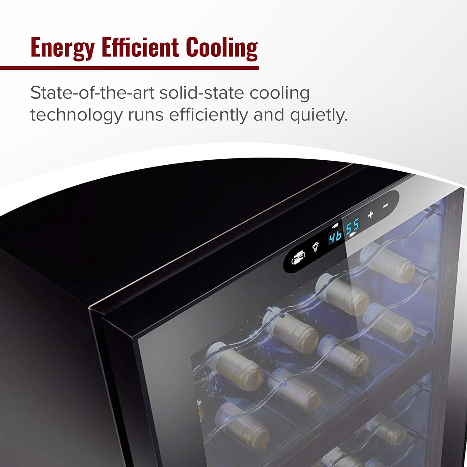 Wine Enthusiast 32-Bottle Dual Zone MAX Compressor Wine Cooler – Freestanding Mini Fridge with