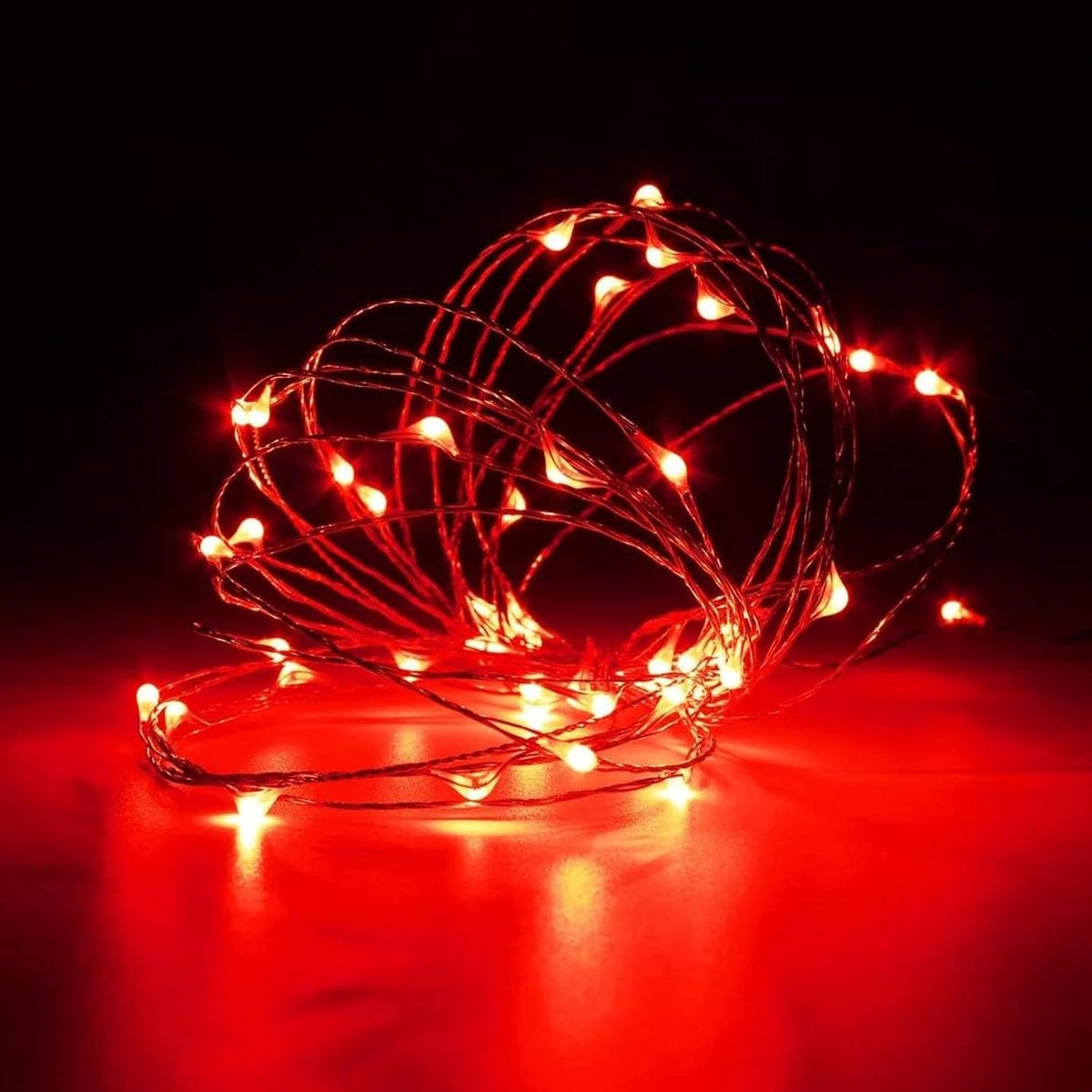 4-Pack Fairy Lights Battery Operated with Timer, 16FT 50 LED Waterproof Starry String Lights