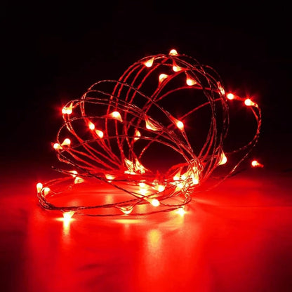 4-Pack Fairy Lights Battery Operated with Timer, 16FT 50 LED Waterproof Starry String Lights