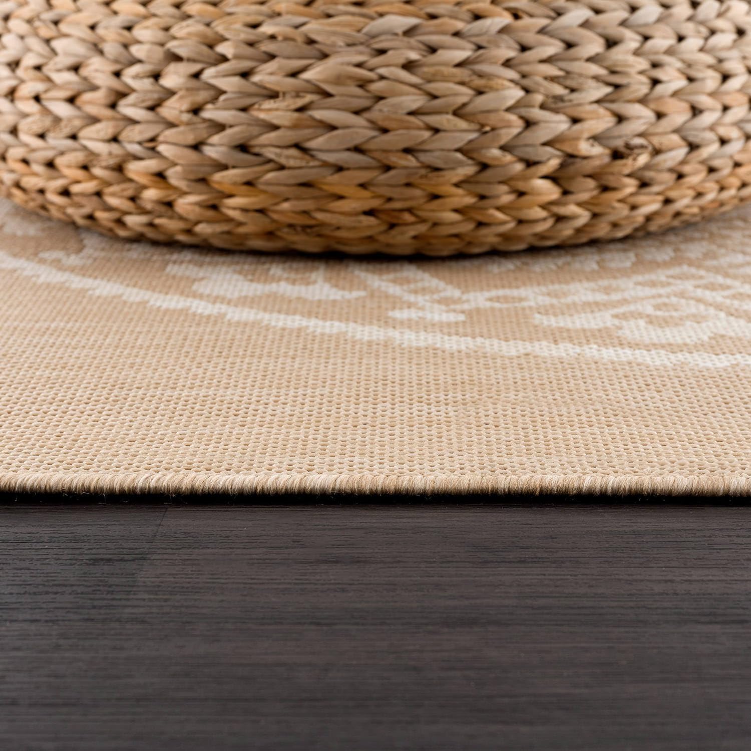 CAMILSON Outdoor Rug 9x12 Modern Area Rugs for Large Indoor and Outdoor Patios and Porches