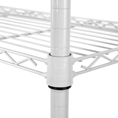Seville Classics UltraDurable Heavy Duty NSF Solid Steel Wire Rack Storage Unit, Organizer for