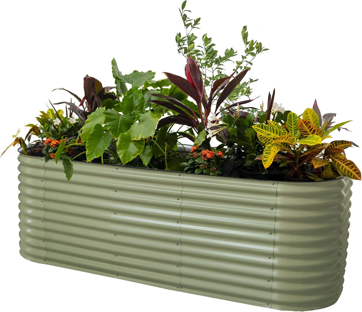 Vego garden 32" Extra Tall Raised Garden Bed Kits, 10 in 1 Modular Raised Planter Box for
