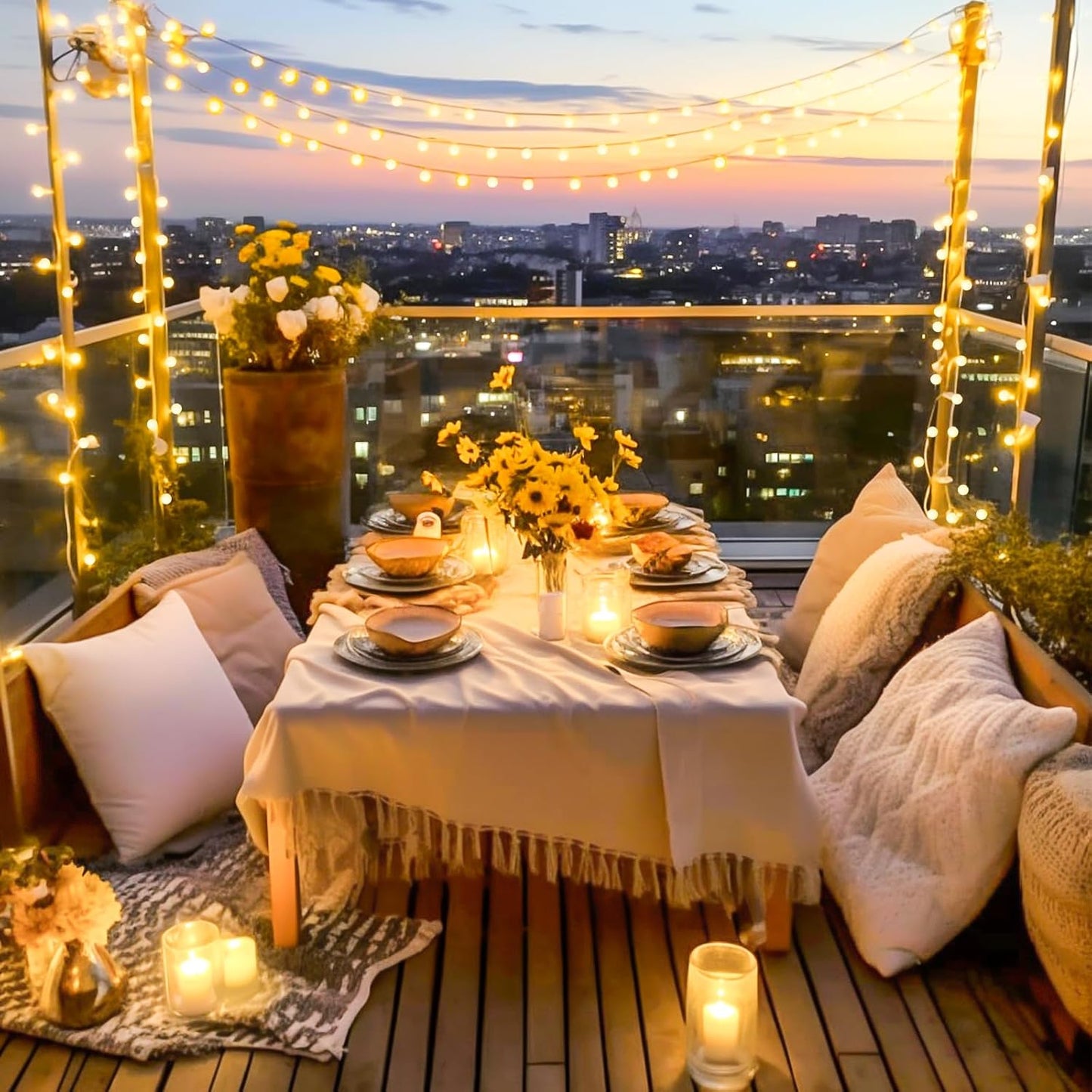 147ft Globe String Lights Indoor Outdoor Waterproof, 300 LED Christmas fairy Lights Plug in with