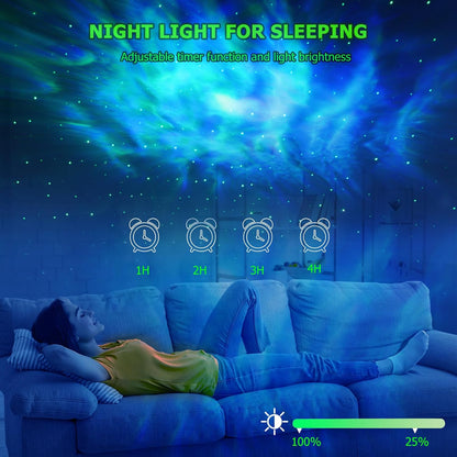 Galaxy Projector,Star Projector with Timer and Remote Control for Adults Bedroom Decoration
