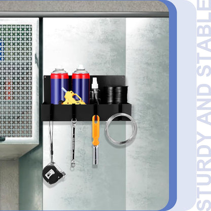 3 Pack Magnet Garage Organizer Magnetic Spice Rack for Refrigerator 20 lb Capacity Shelf Hanging