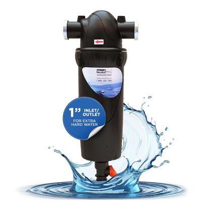 Hardless NG4L Whole House Water Filter - Salt-Free Softening Device - Reduces Limescale, Sediment &
