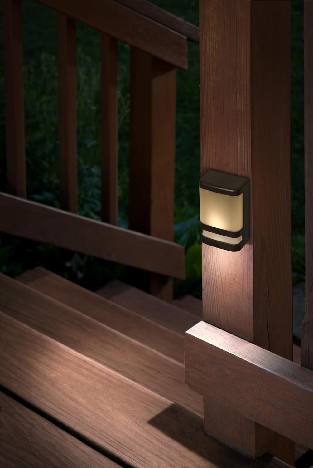 BL625-3 Motion Sensing Stair and Deck Light, LED, Battery Operated, Dusk to Dawn Sensor, 30 Seconds