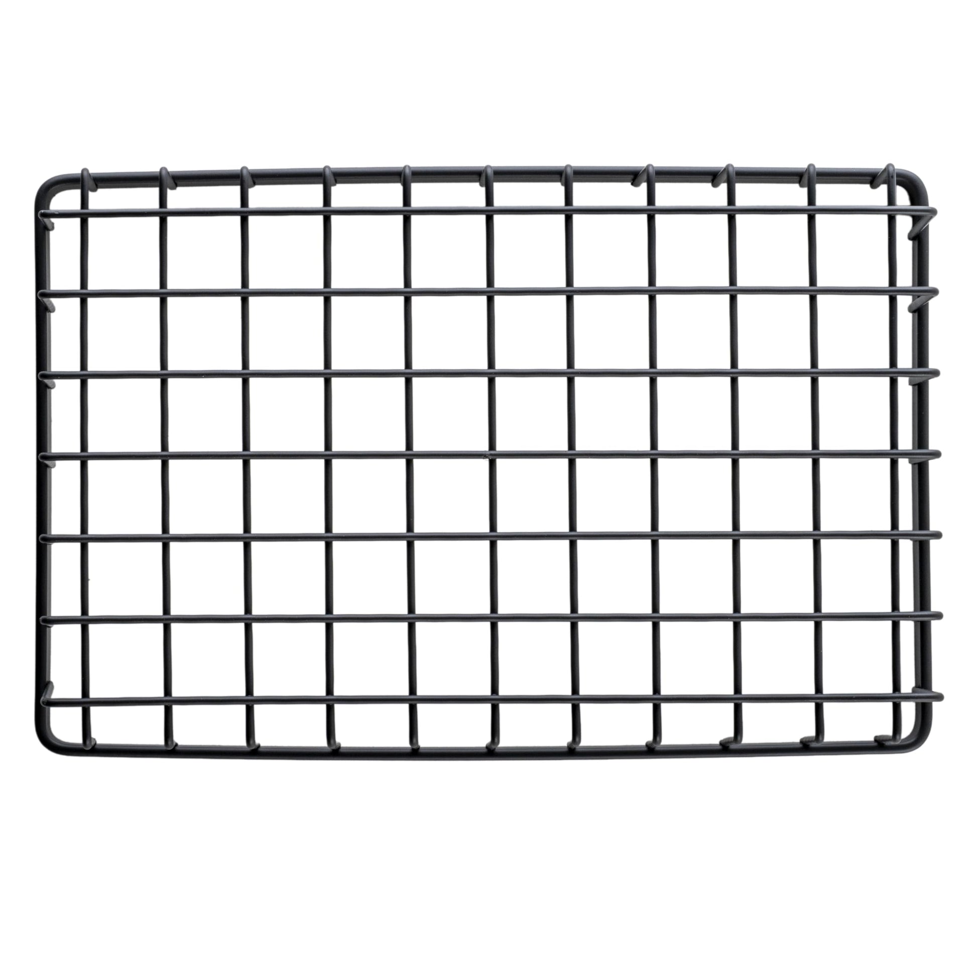 G.E.T. WB-962-MG Rectangular Metal Storage Wire Basket for Pantry, Produce and More, 9" x 6" x 2"