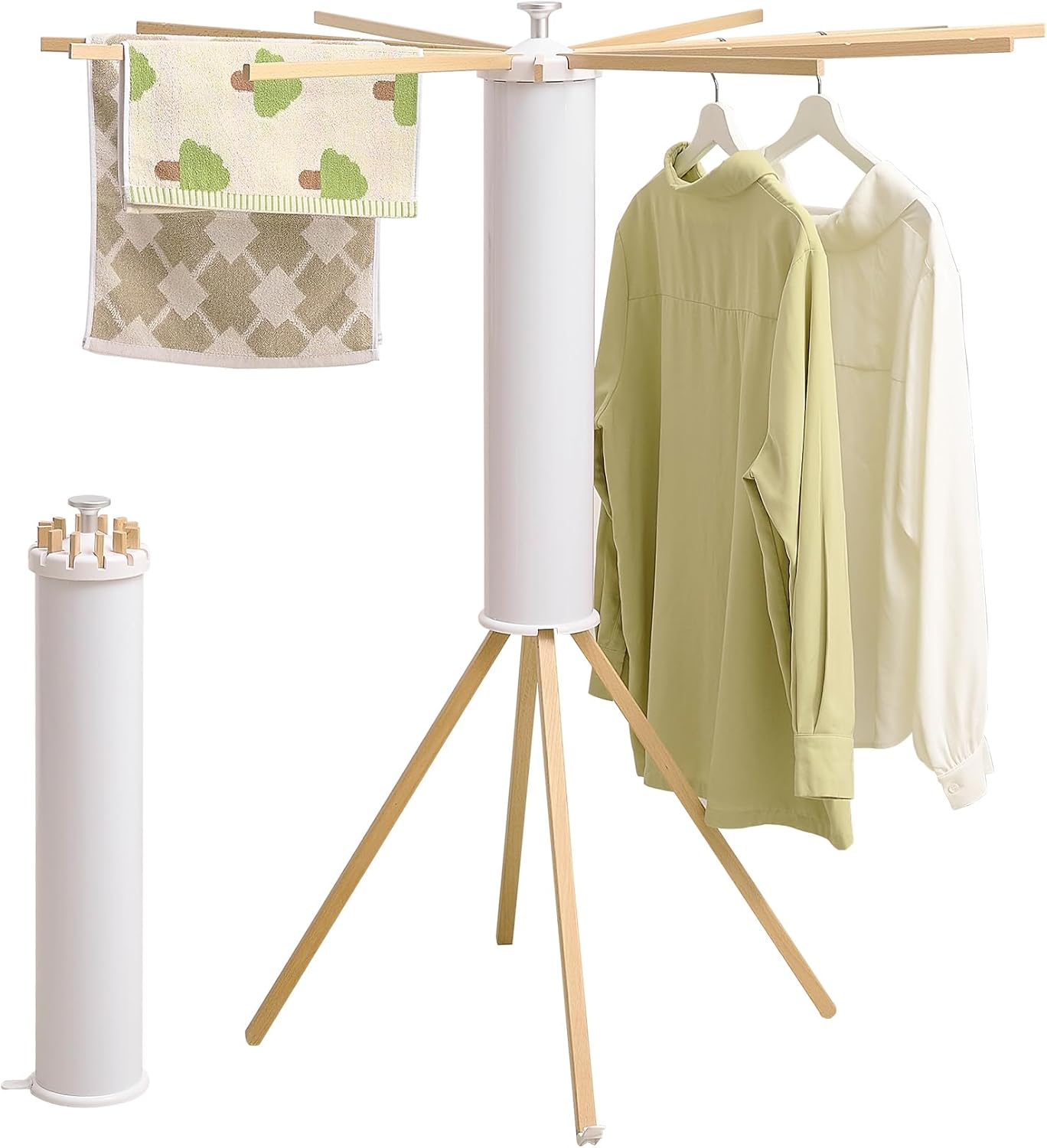 Clothes Drying Rack 4 Legs,Laundry Hanger Dryer Rack,Portable Drying Rack,Foldable Drying