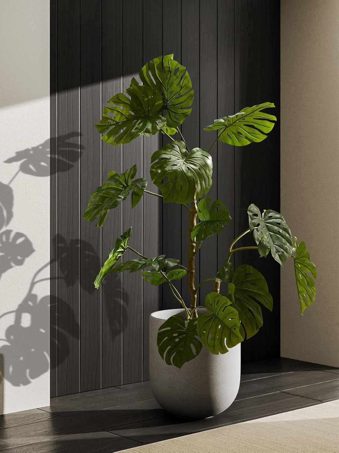 LE TAUCI 12 Inch Pots for Plants, Ceramic Large Planters for Indoor Plants, Indoor Plant Pots for