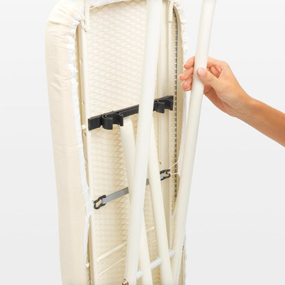 Brabantia Size A Compact Small Ironing Board (43x12 in) 7 Height Options, Adjustable Steam Iron