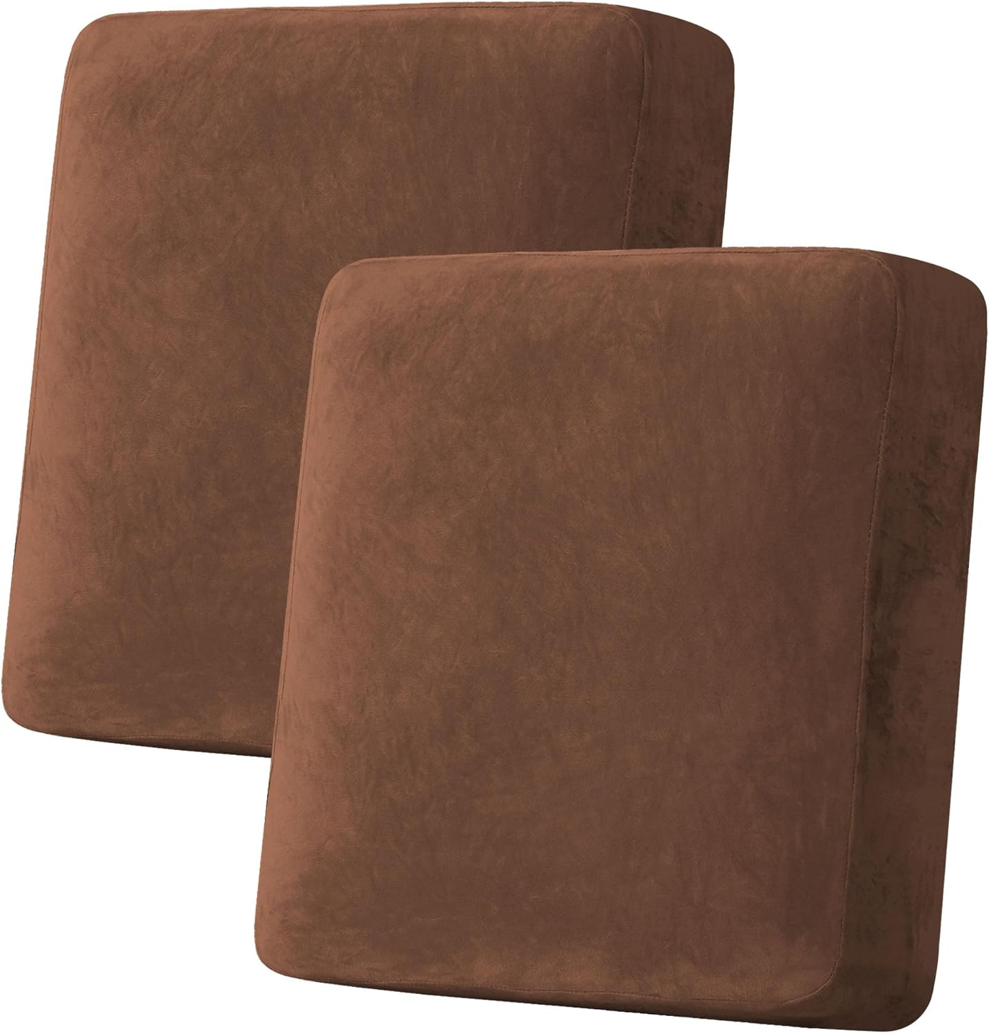 H.VERSAILTEX Velvet Stretch Couch Cushion Cover Plush Cushion Slipcover for Loveseat Cushion