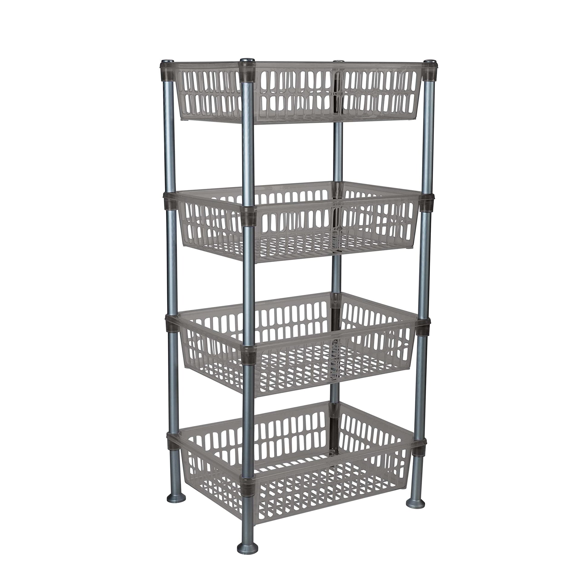 Kitchen Details 4 Tier Slim Basket Shelf Rack | Storage & Organizer | Kitchen | Bathroom | Laundry