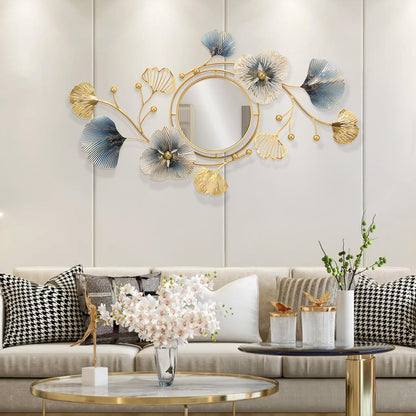 Lucky Monet Wall Art Decor Large Metal Wall Art Modern Geometric Circular Decor Wall Sculptures