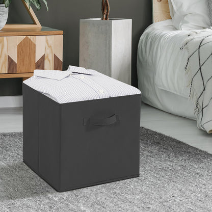 STORAGEIDEAS 11" Fabric Storage Bins, Foldable Storage Cubes, Heavy Duty Cube Organizer for Home