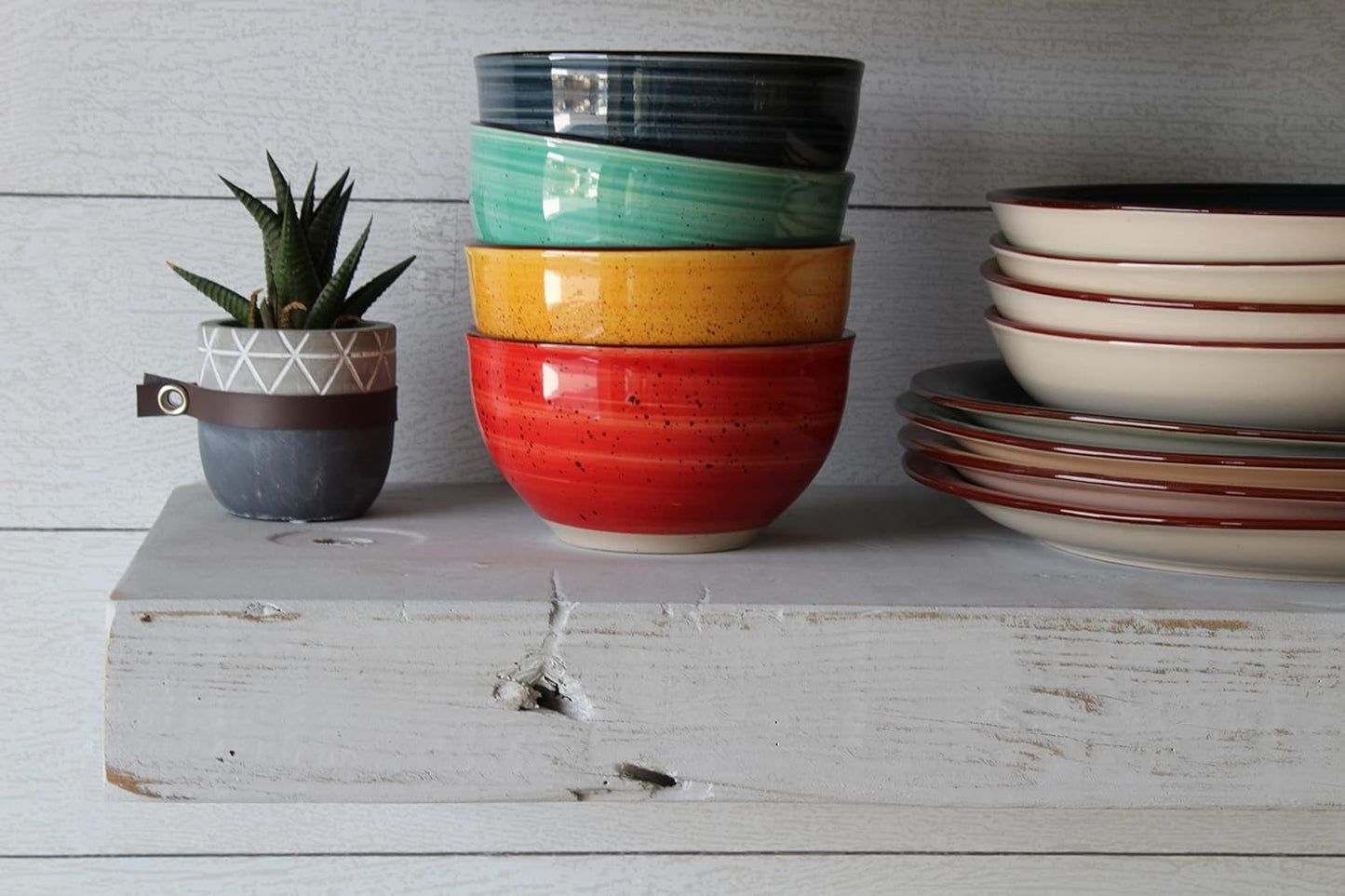 Urban Legacy Reclaimed Barn Joist Deep Floating Shelves | Deep Shelves with Low Profile Shelf