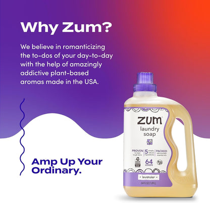 Indigo Wild Zum Clean Laundry Soap - Plant-Based Liquid Laundry Soap - Contains Baking Soda