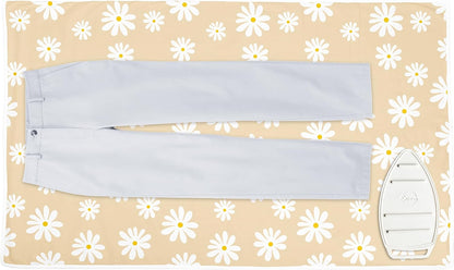 Encasa XO Ironing Mat/Pad (Large 48"x28") with 3mm Padding & Silicone Iron Rest for Steam Pressing
