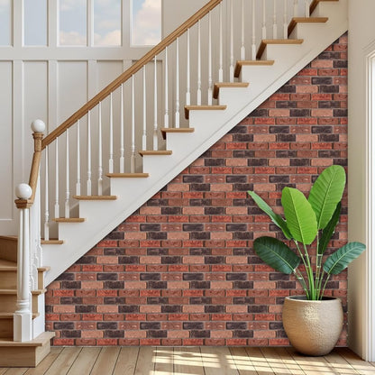 Faux Brick Wall Panels,3D Wall Panel Peel and Stick,Brick Wallpaper,Faux Brick Foam Self Adhesive